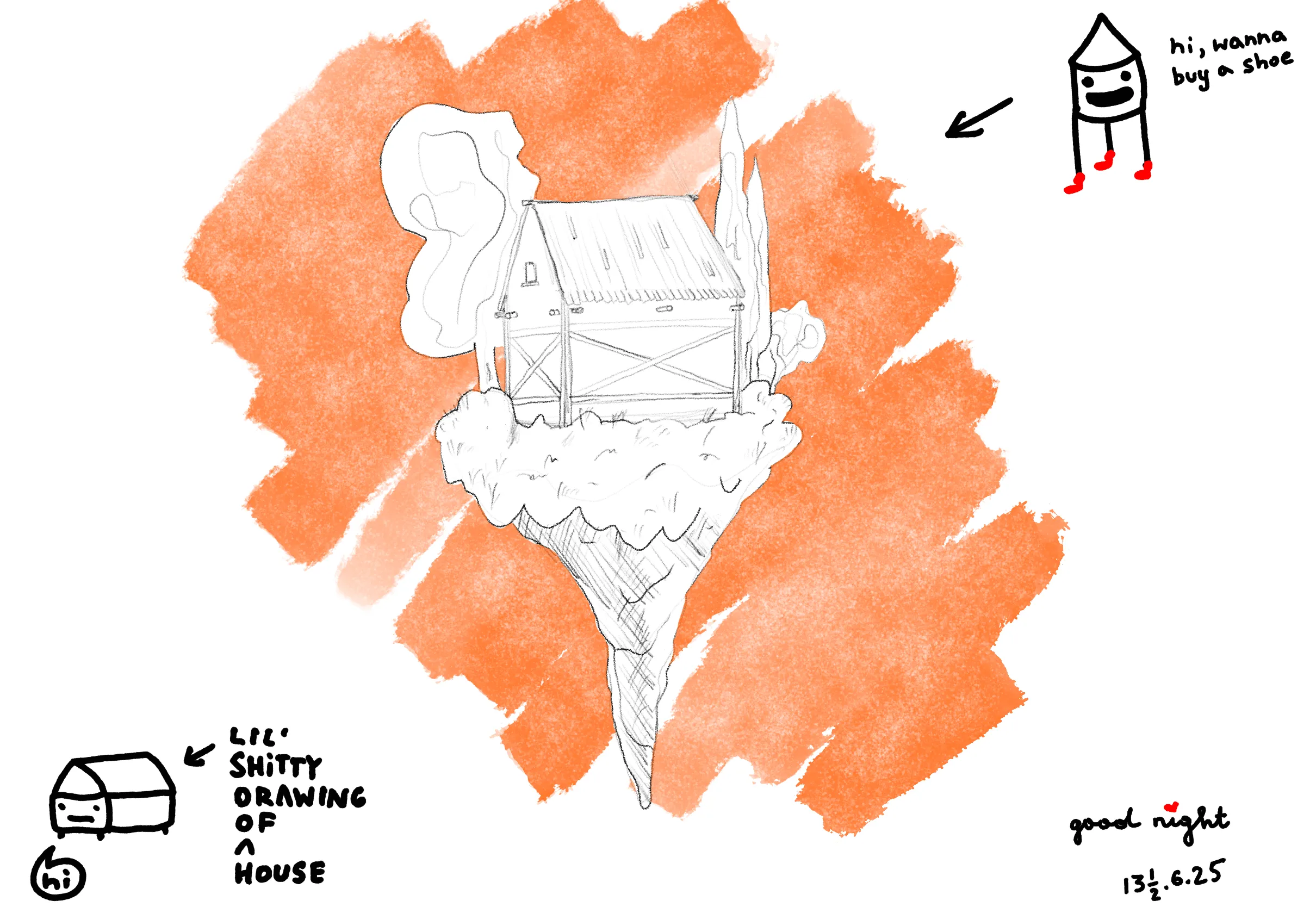 Late night doodles, architecture